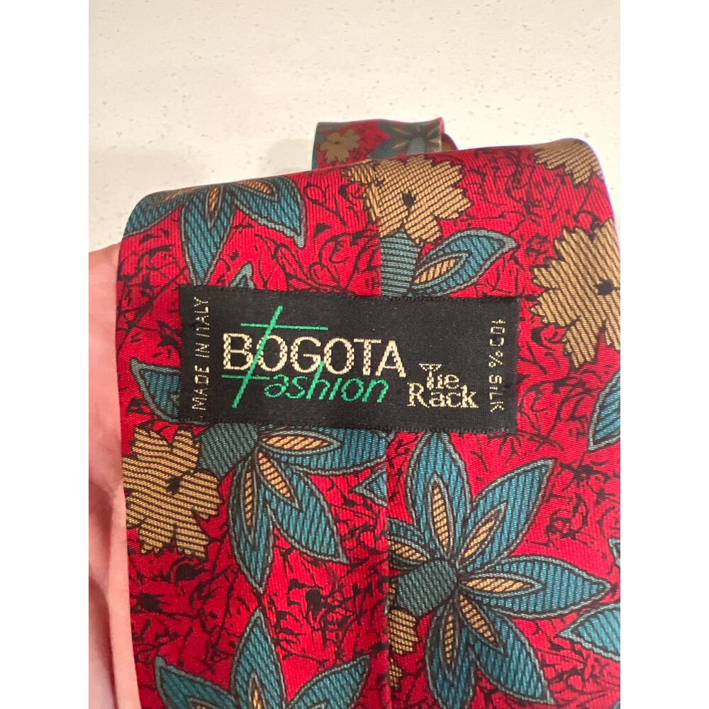Bogota mens silk necktie tie - Picture 3 of 3